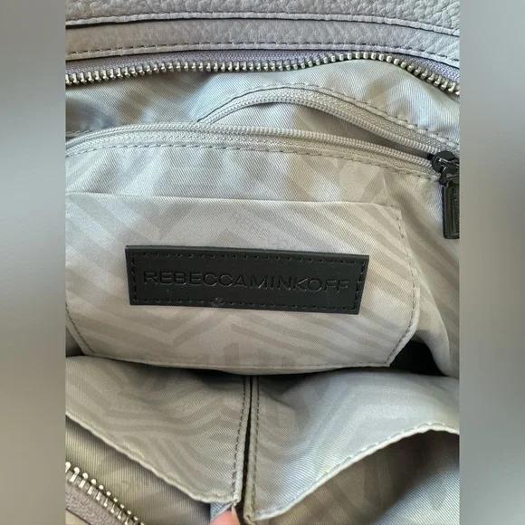 Lavender Leather Rebecca Minkoff Regan Satchel - Picture 4 of 7